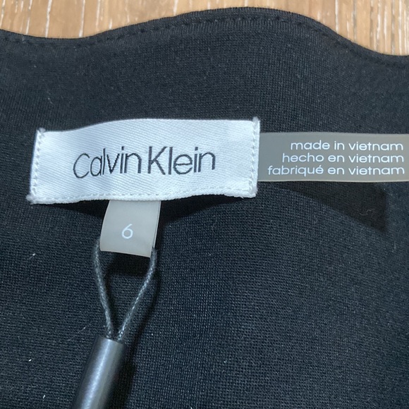 Calvin Klein mixed media topper jacket size 6 - Picture 6 of 11